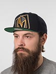 Бейсболка MITCHELL NESS арт. HS10520-VGKBLCK Vegas Golden Knights NHL (черный)